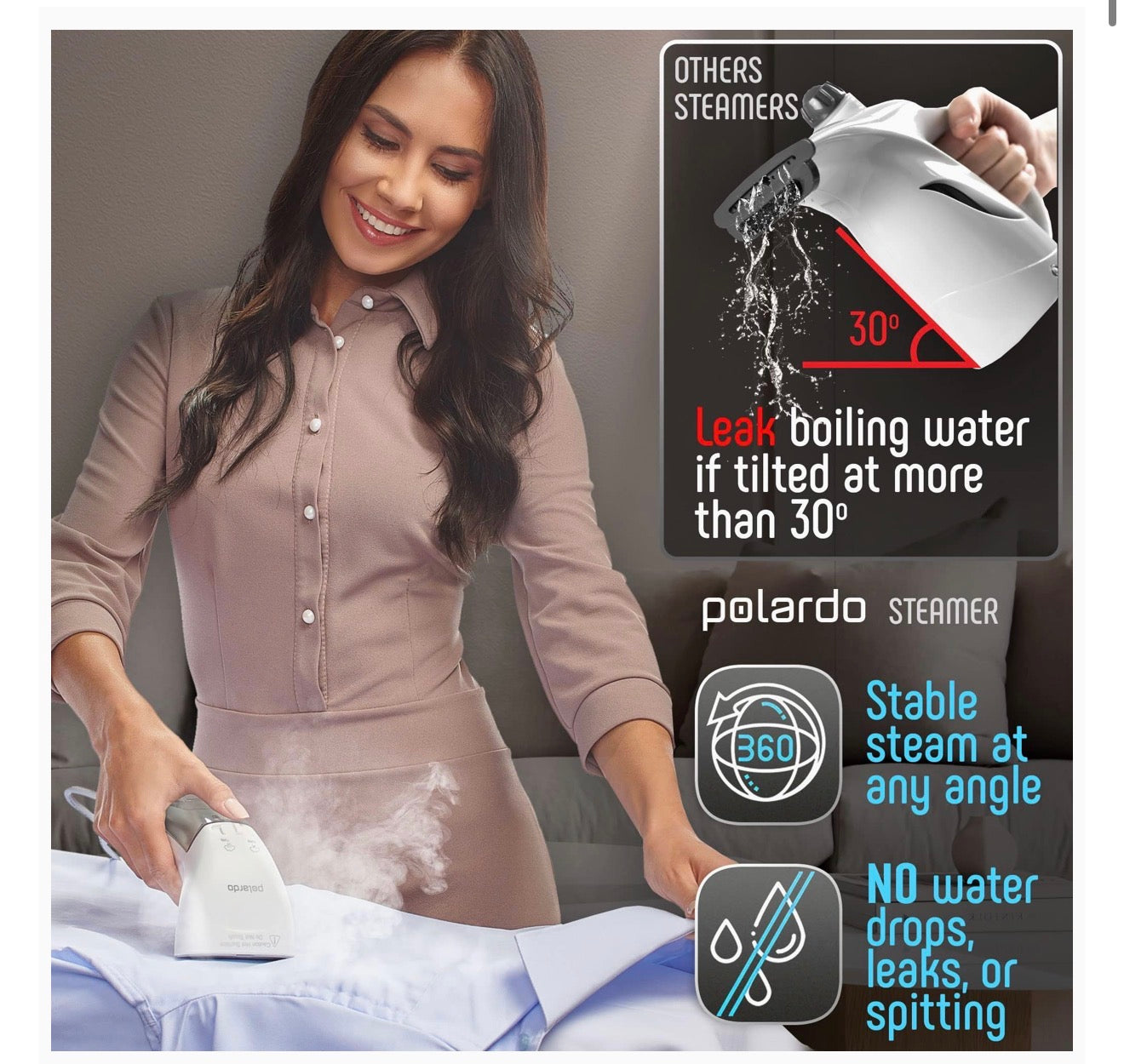 Portable Travel Garment Steamer